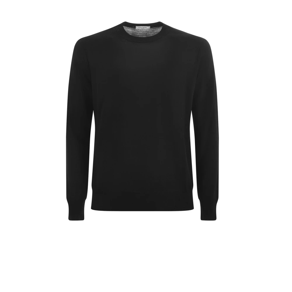 Paolo Pecora Zwarte Sweater Collectie Black Heren