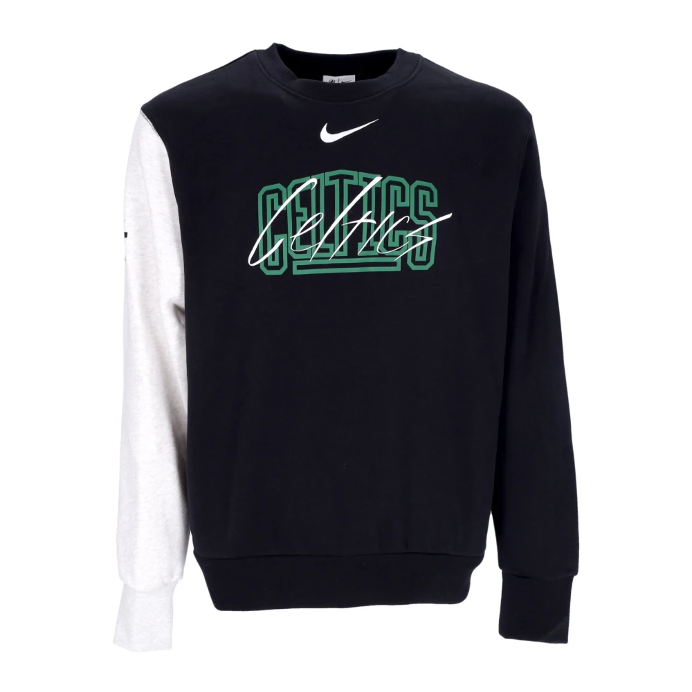 Nike Courtside Fleece Crewneck Black Heren