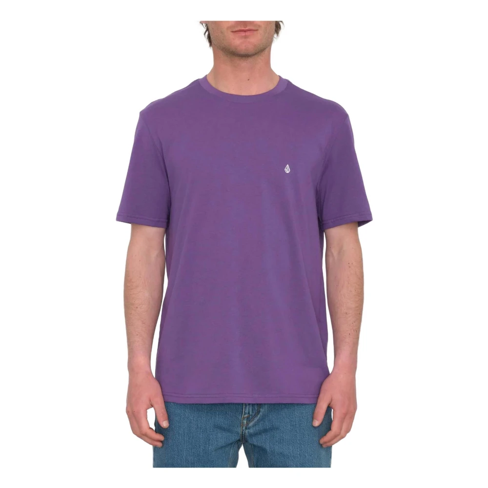 Volcom Stone Blanks T-shirt Purple Heren