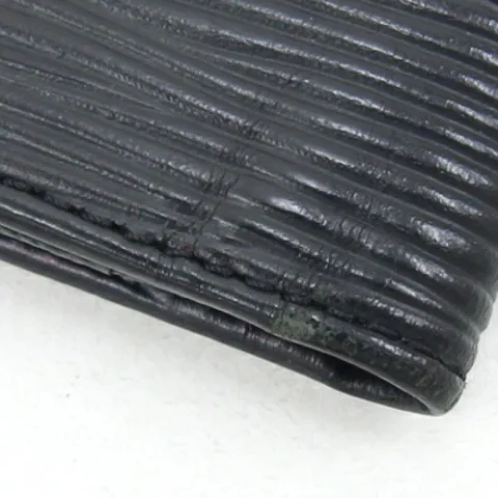 Louis Vuitton Vintage Pre-owned Leather wallets Black Heren