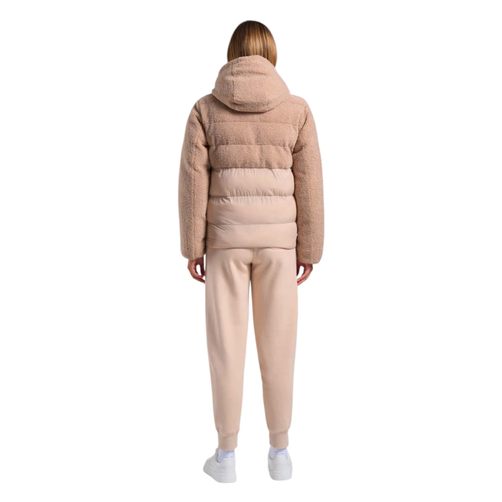 Ciesse Piumini Korte Gewatteerde Jas Beige Dames