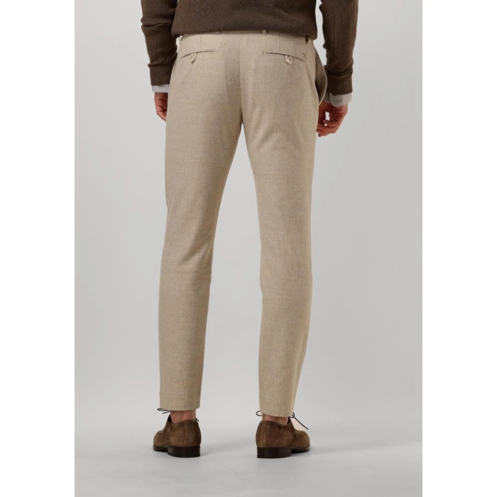 Alberto Stijlvolle zandkleurige herenbroek Beige Heren
