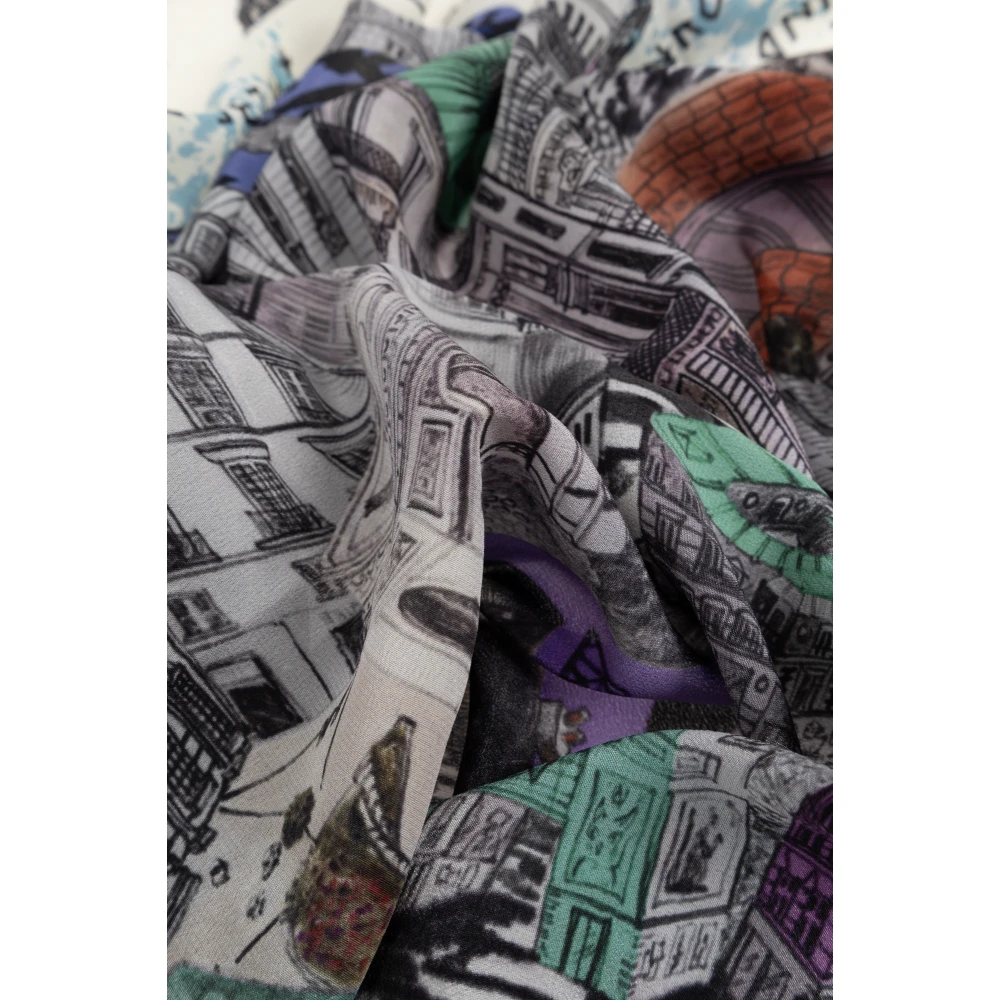 Zadig & Voltaire Zijden sjaal Multicolor Dames