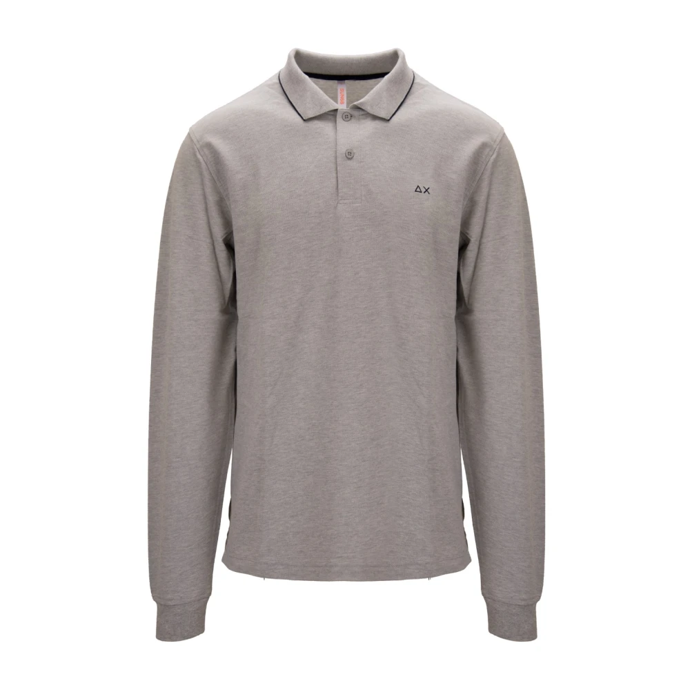 Sun68 Men's Gray Polo Shirts