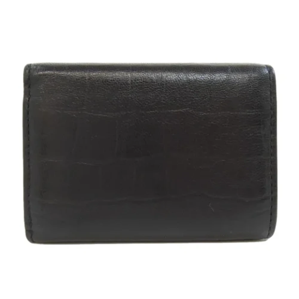 Balenciaga Vintage Pre-owned Leather wallets Black Dames