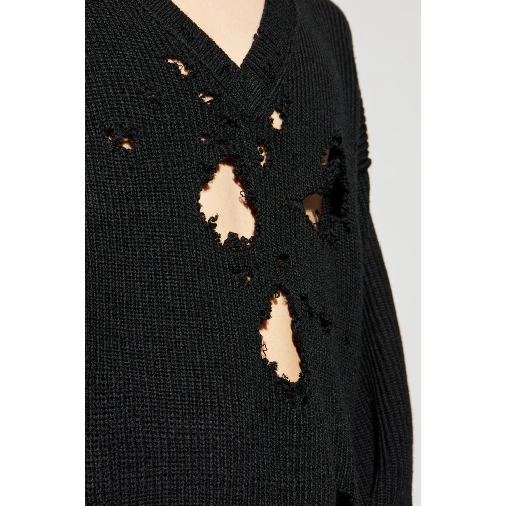 Vetements Wollen trui Black Heren