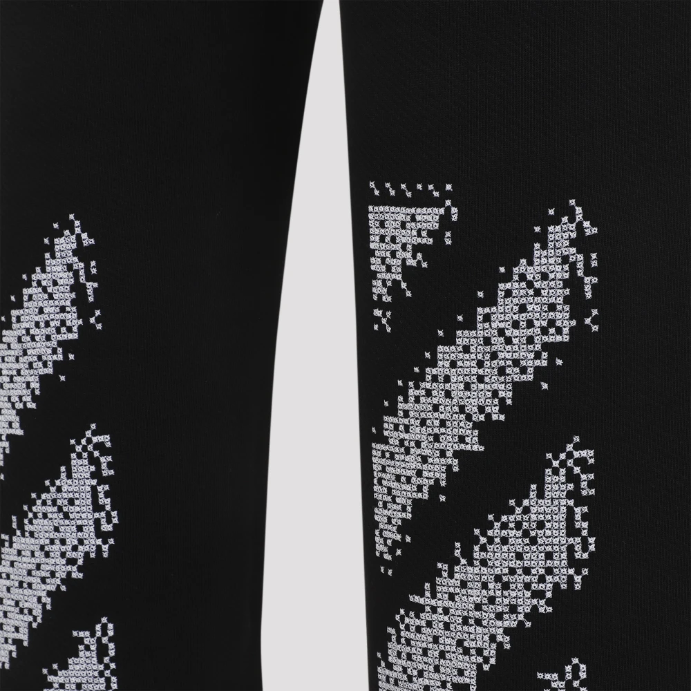 Off White Pixel Diag Sweatpants Black Heren