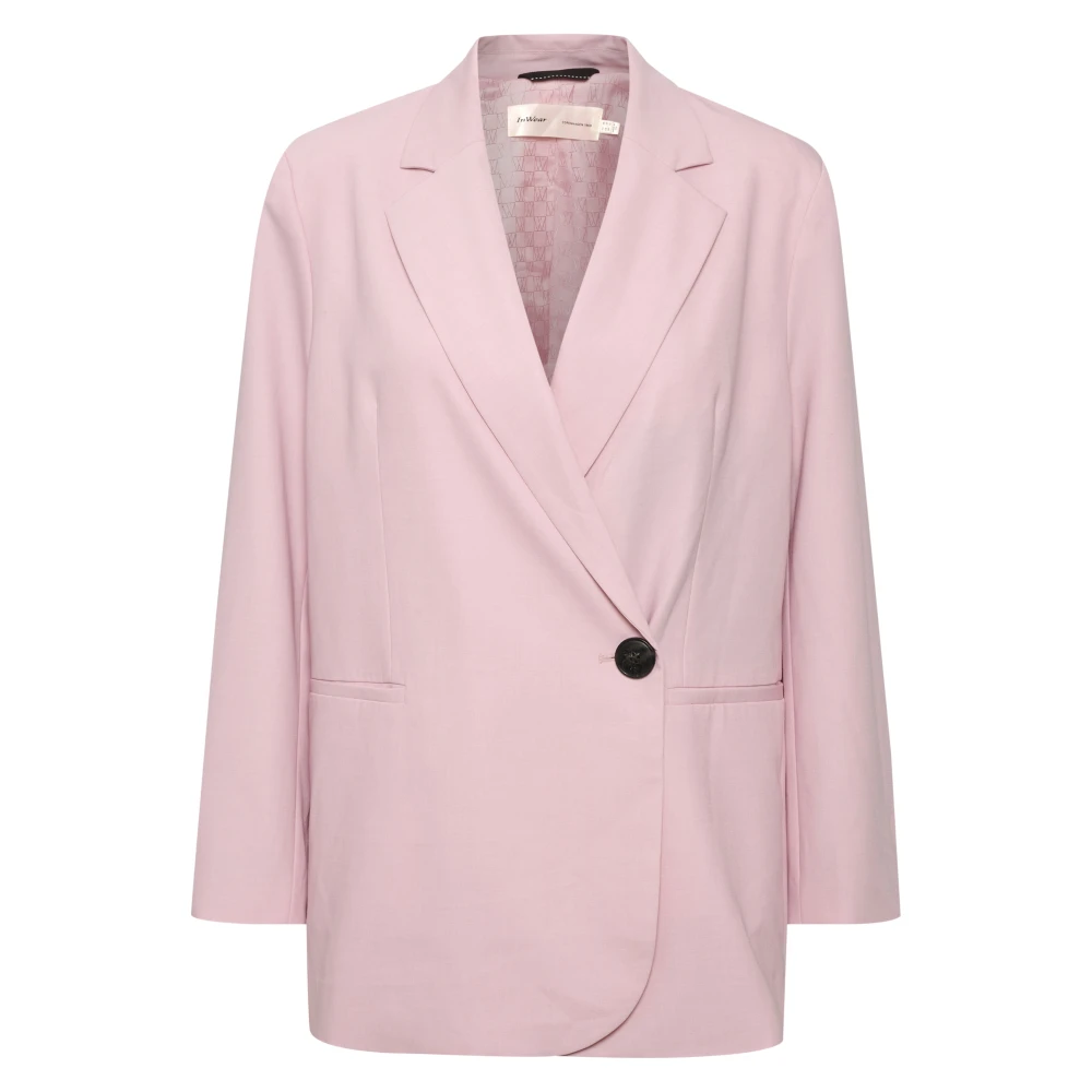 Inwear Pink Elegant Blazer Trousers Set - Female - Blazers - M - Jackets