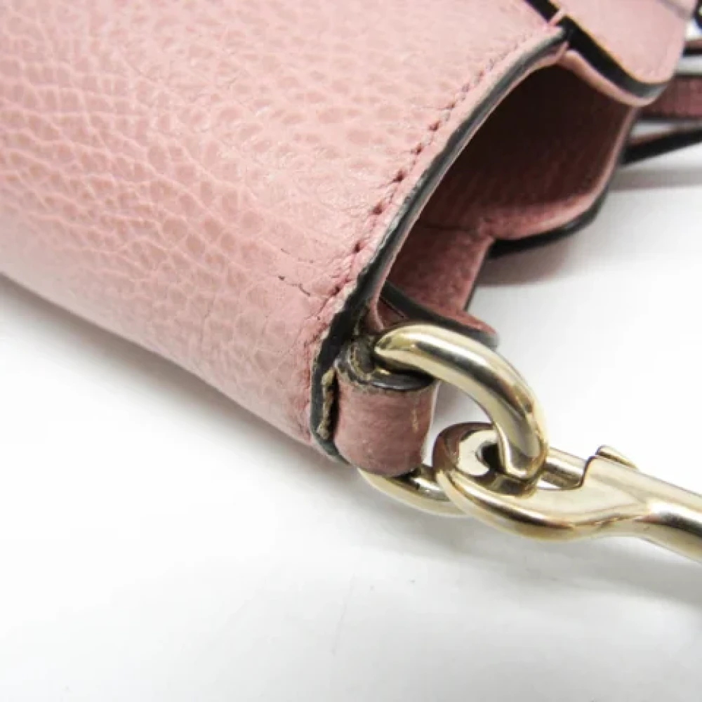 Gucci Vintage Pre-owned Leather shoulder-bags Pink Dames