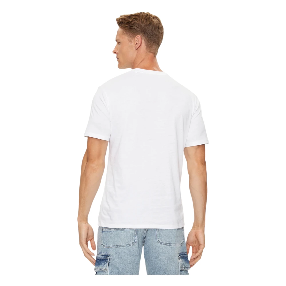 Guess Biologisch katoenen T-shirt White Heren