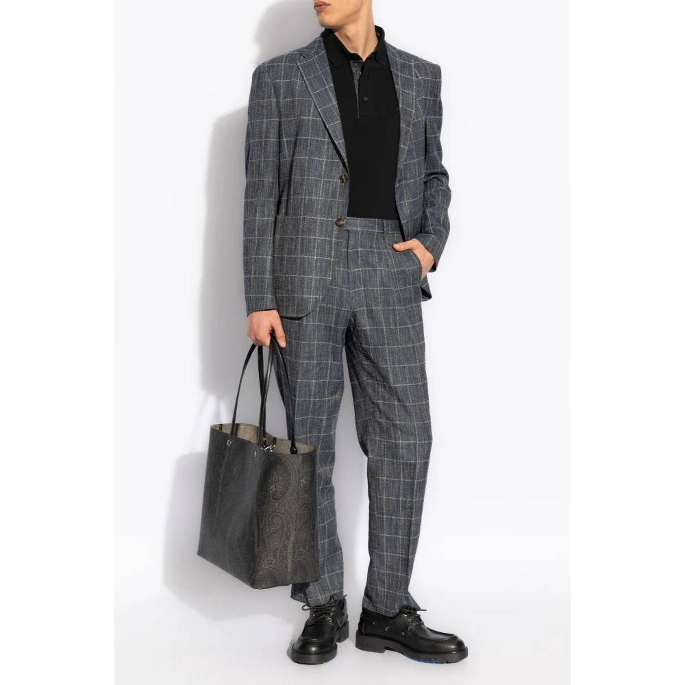 ETRO Katoenen polo Black Heren