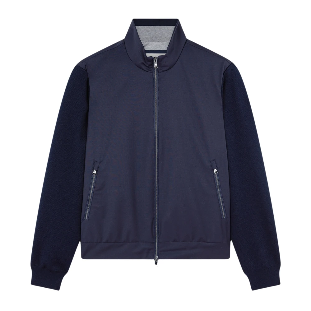 PAUL & SHARK Wol Volledige Rits Trui Blue Heren