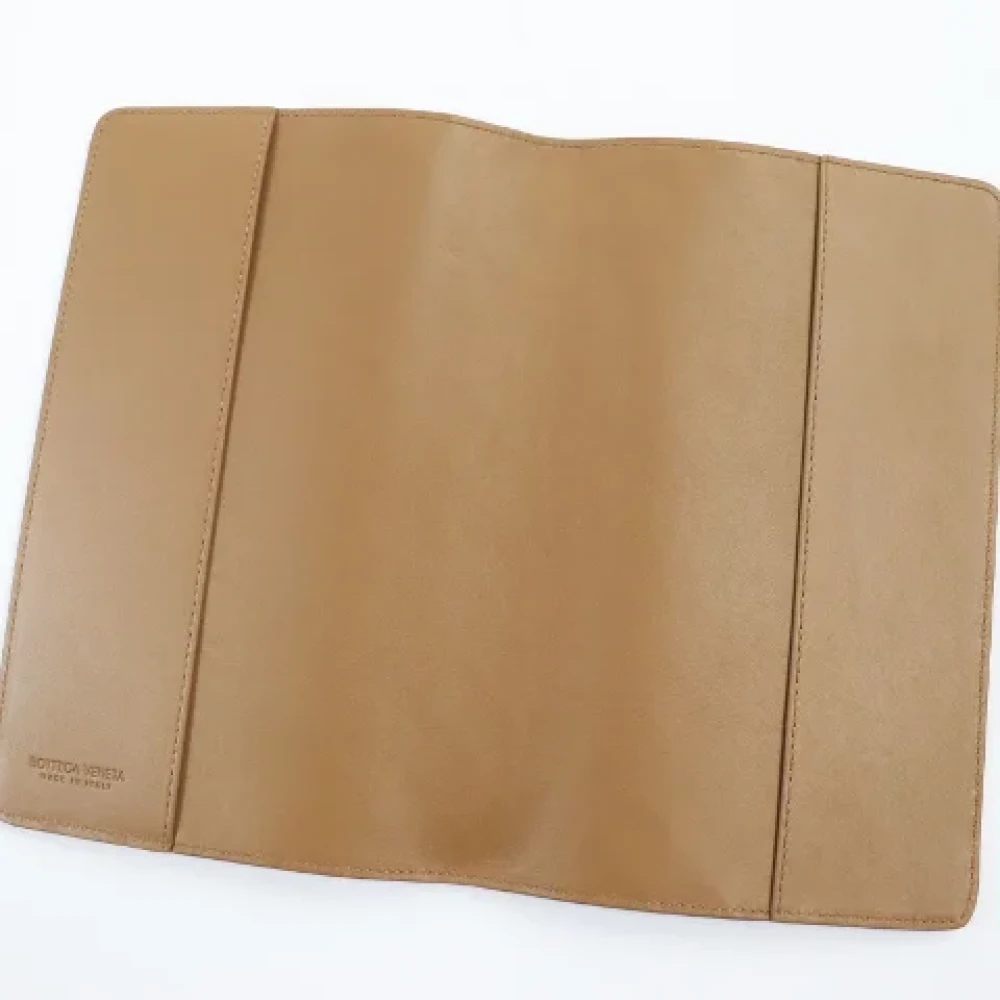 Bottega Veneta Vintage Pre-owned Leather home-office Brown Heren