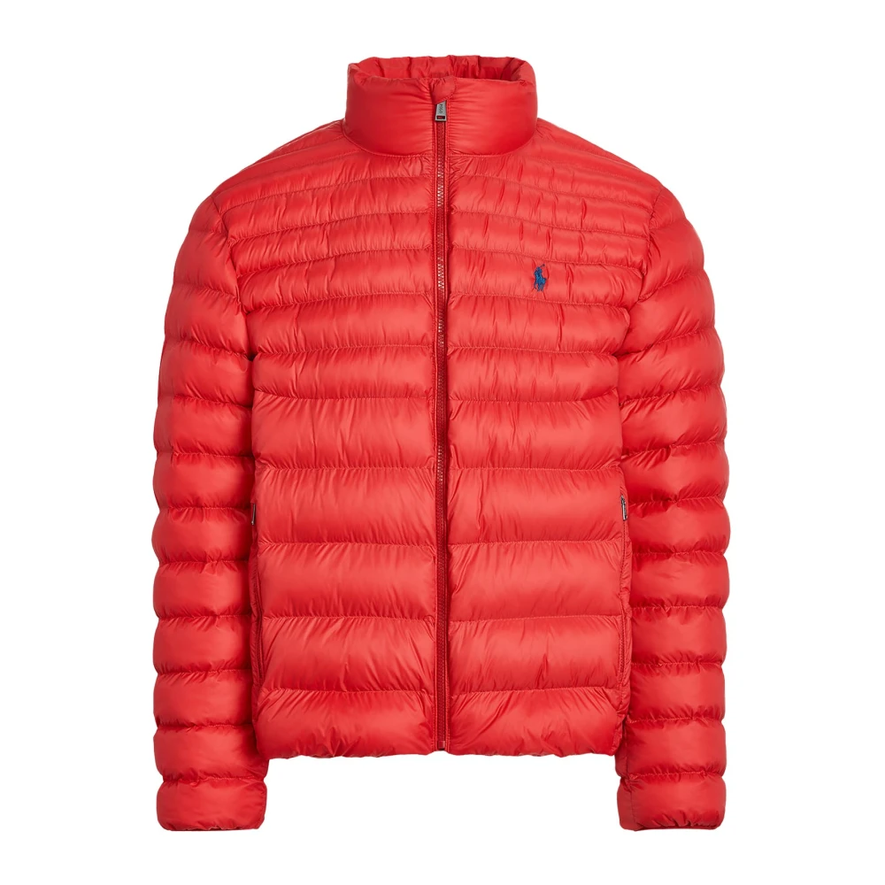 Polo Ralph Lauren Rode Winterjas met Rits Red Heren