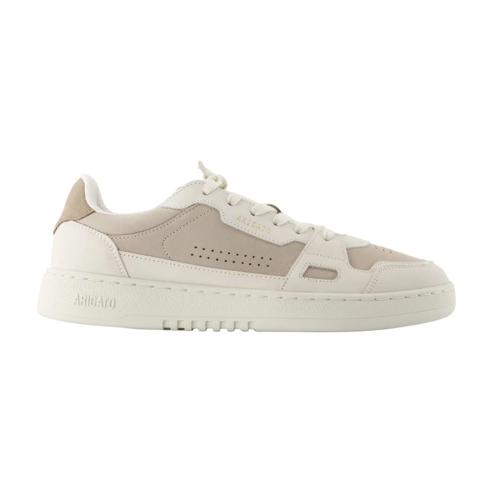 Axel Arigato Men's Beige Leather Sneakers - Dice Lo