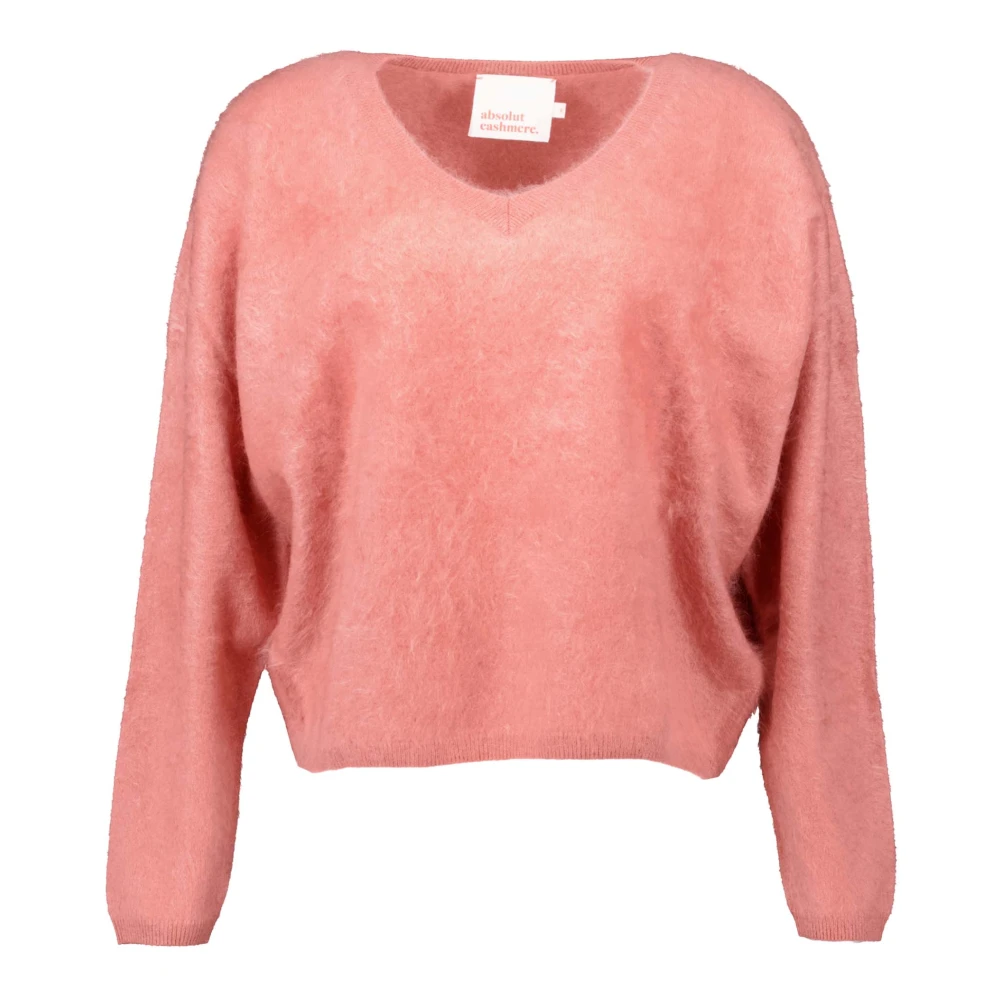 Absolut Cashmere Premium Cashmere Trui in Oud Rose Pink Dames