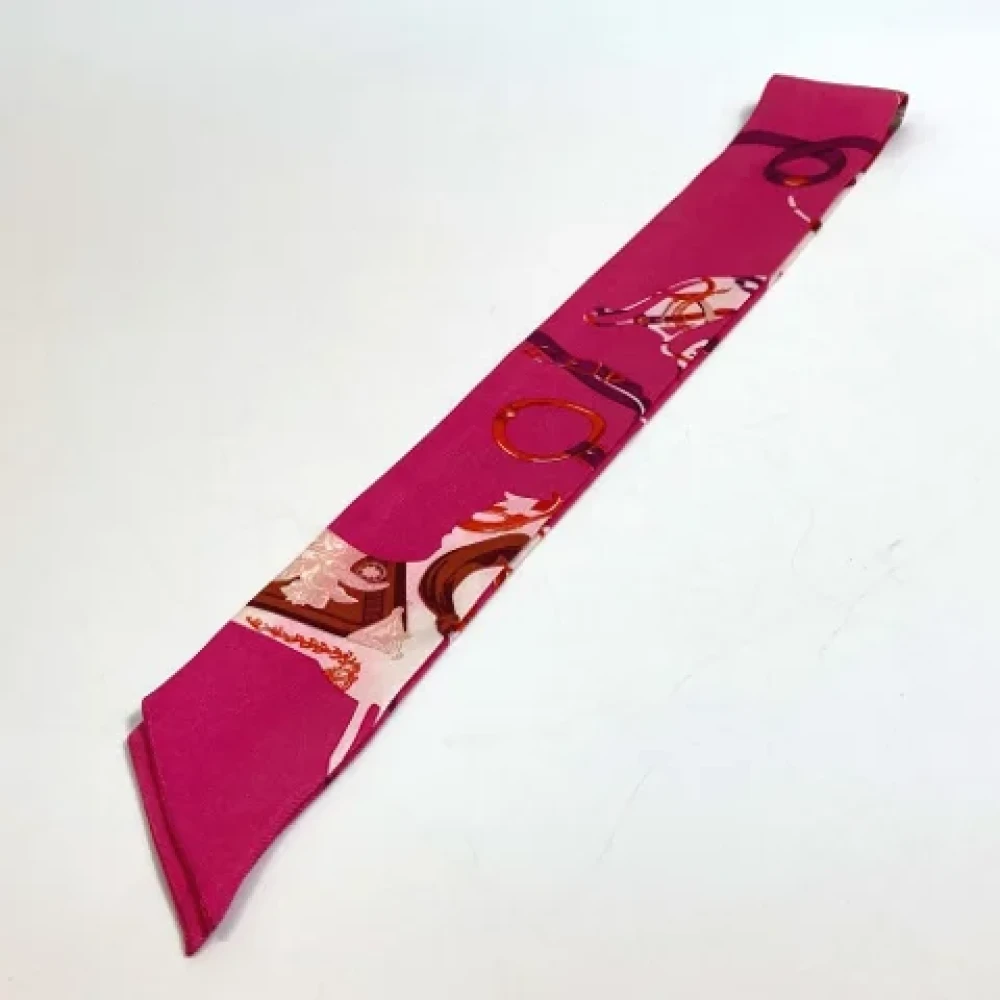 Hermès Vintage Pre-owned Fabric scarves Pink Dames