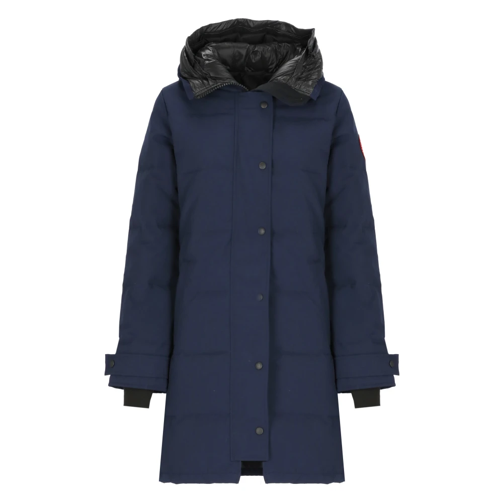 Canada Goose Blauwe Donsjas met Capuchon Blue Dames