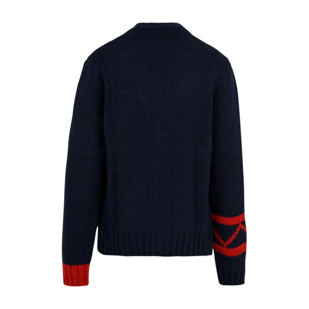 Akep Blauwe Cardigan Blue Heren