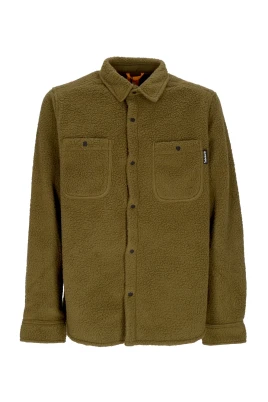 Vadderad Fleece Overshirt Mörk