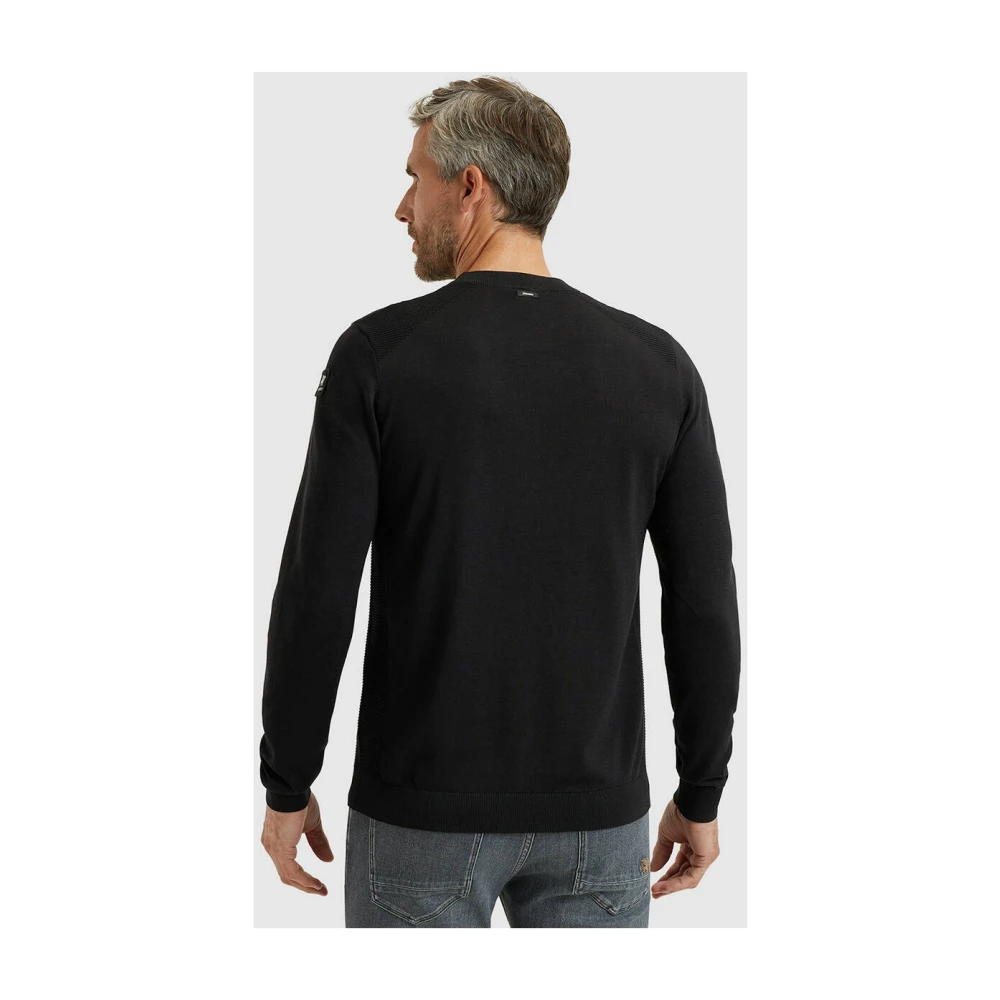 Vanguard Katoen Modal Pullover Black Heren