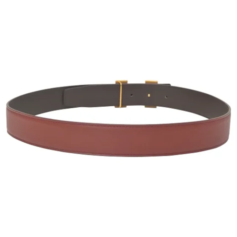 Hermès Vintage Pre-owned Leather belts Brown Heren