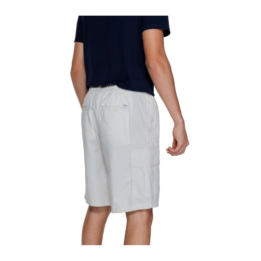 jack & jones Katoenen Bermuda Shorts Collectie Lente Zomer Beige Heren