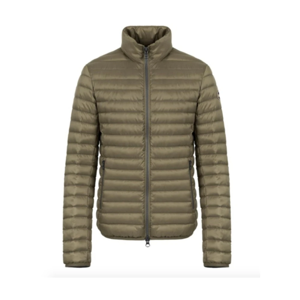 Colmar Uomo Verde Piumino Autunnale Con Collo Imbottito
