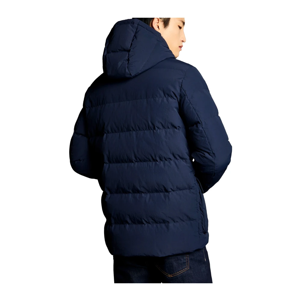 Fay Blauwe Dubbele Voorkant Pufferjas Blue Heren