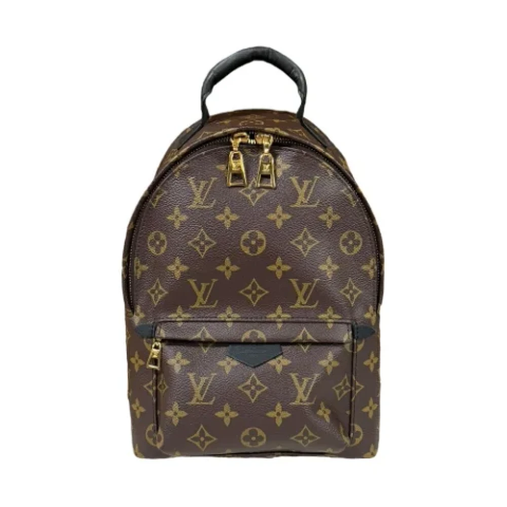 Louis Vuitton Vintage Pre-owned Canvas backpacks Brown Dames