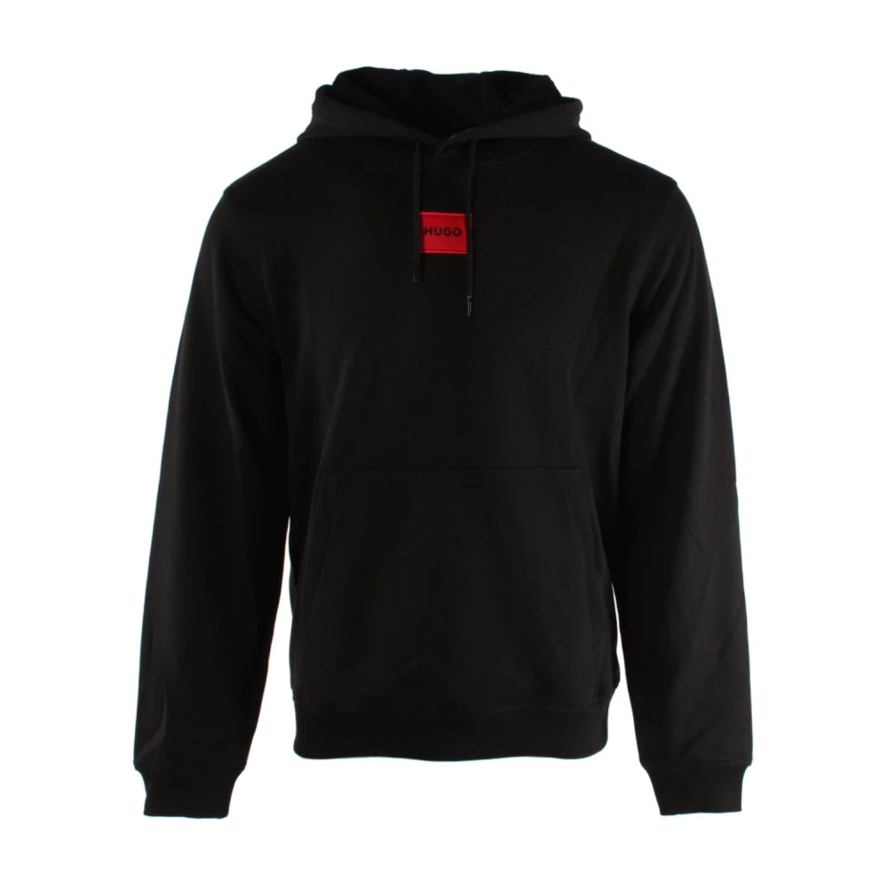 Hugo Boss Zwarte Katoenen Trui voor Heren Black Heren