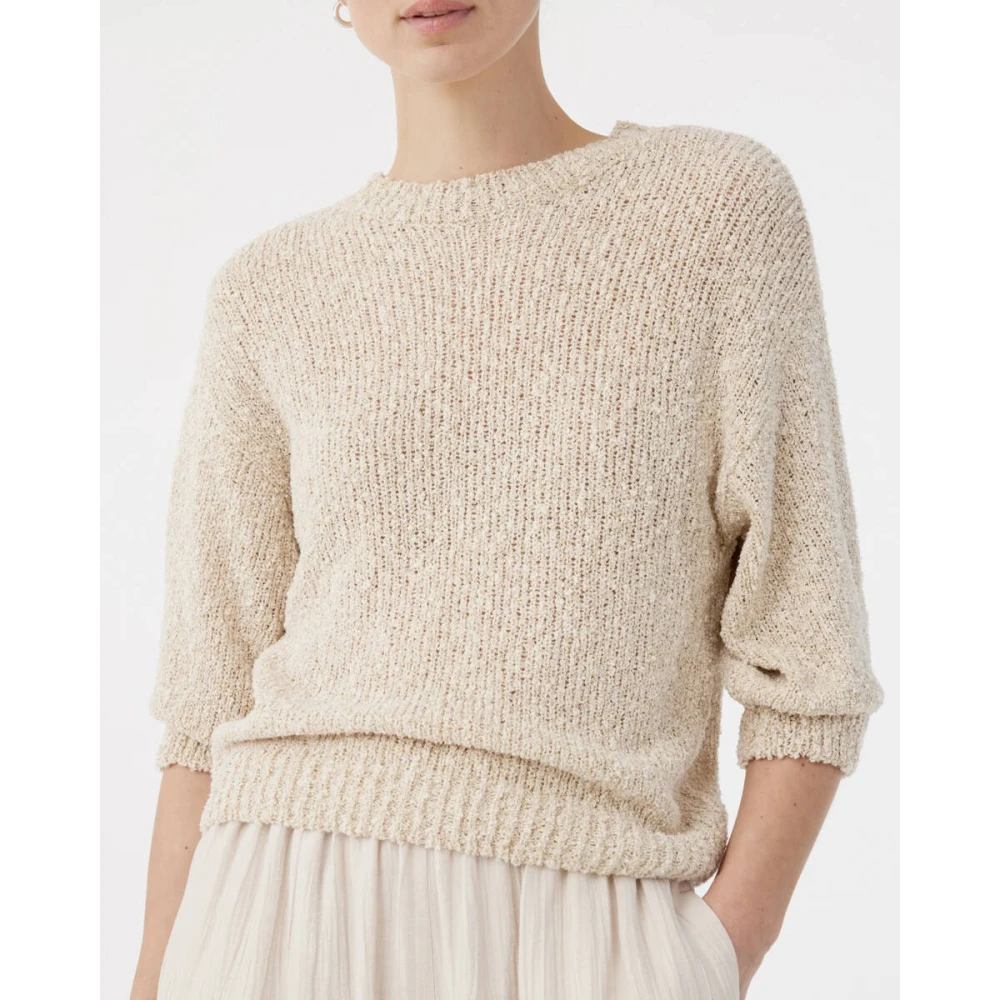 Knit-ted Korte Mouw Pullover Roxie Yellow Dames
