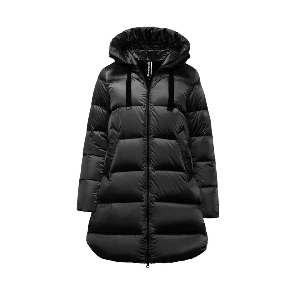 BomBoogie Winterjas van dons Black Dames