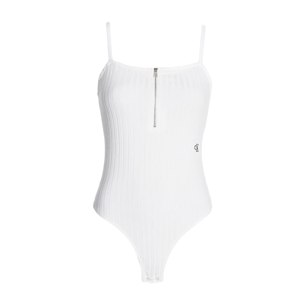 Calvin Klein Jeans Ärmfri Body Topp White, Dam