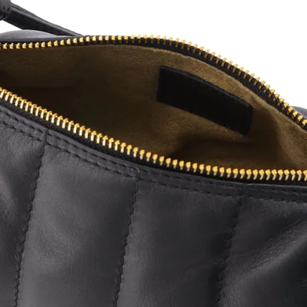 Manu Atelier Leather shoulder-bags Black Dames
