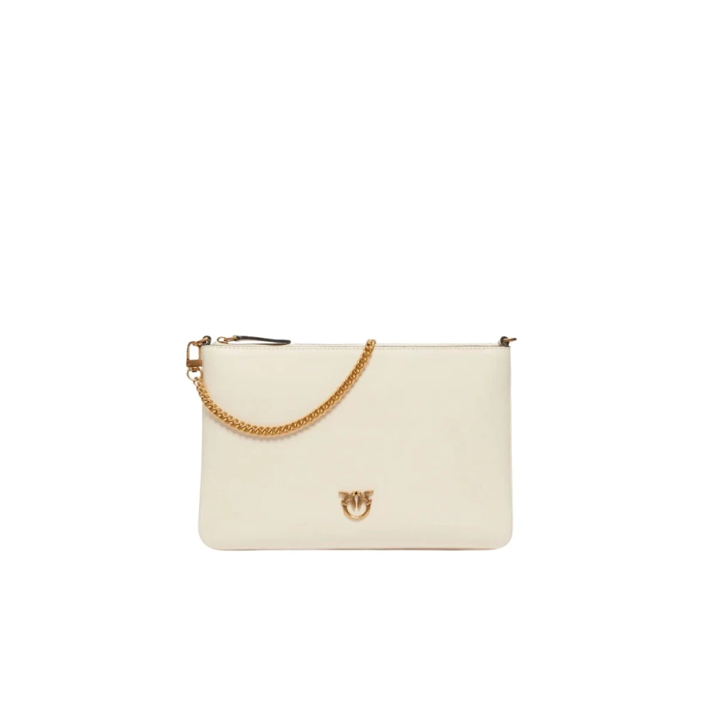 Pinko Women's White - Medium Shoulder Bag Flat Love Bag Simply - Image 4
