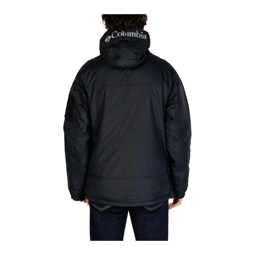 Columbia Zwarte Nylon Hoodie Jas Black Heren