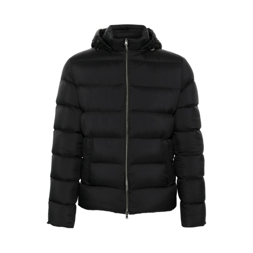 Herno Zwarte Donsjas voor Winterdagen Black Heren