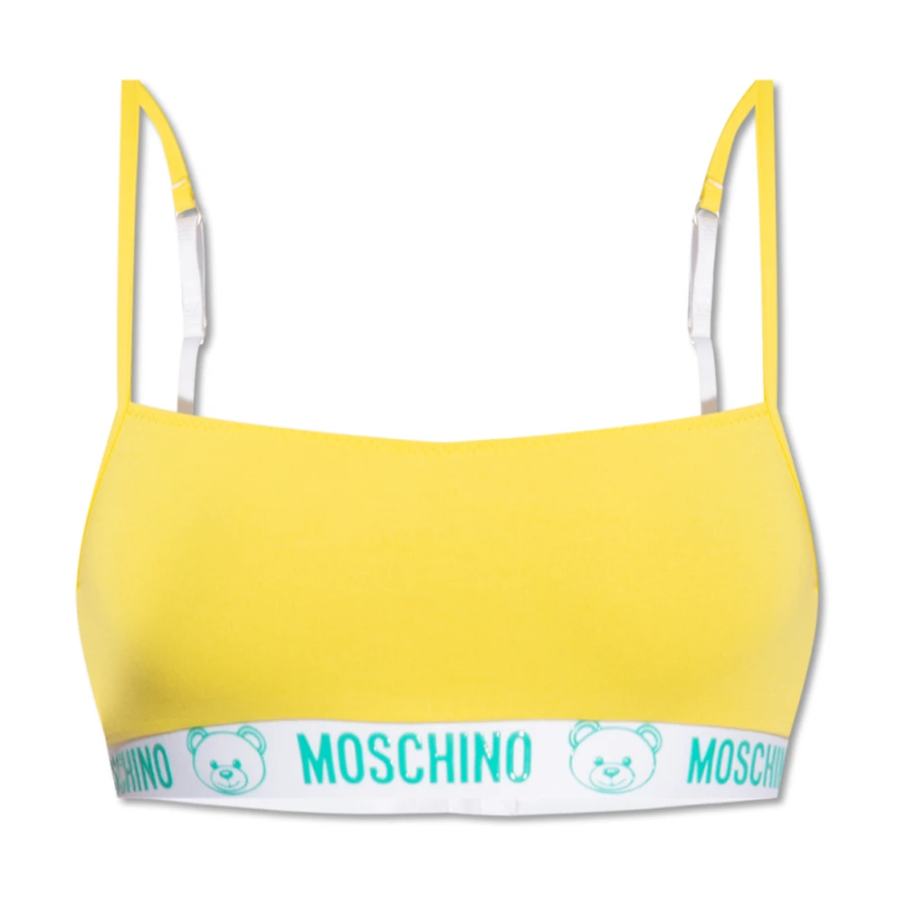 Moschino Beha met logo Yellow Dames