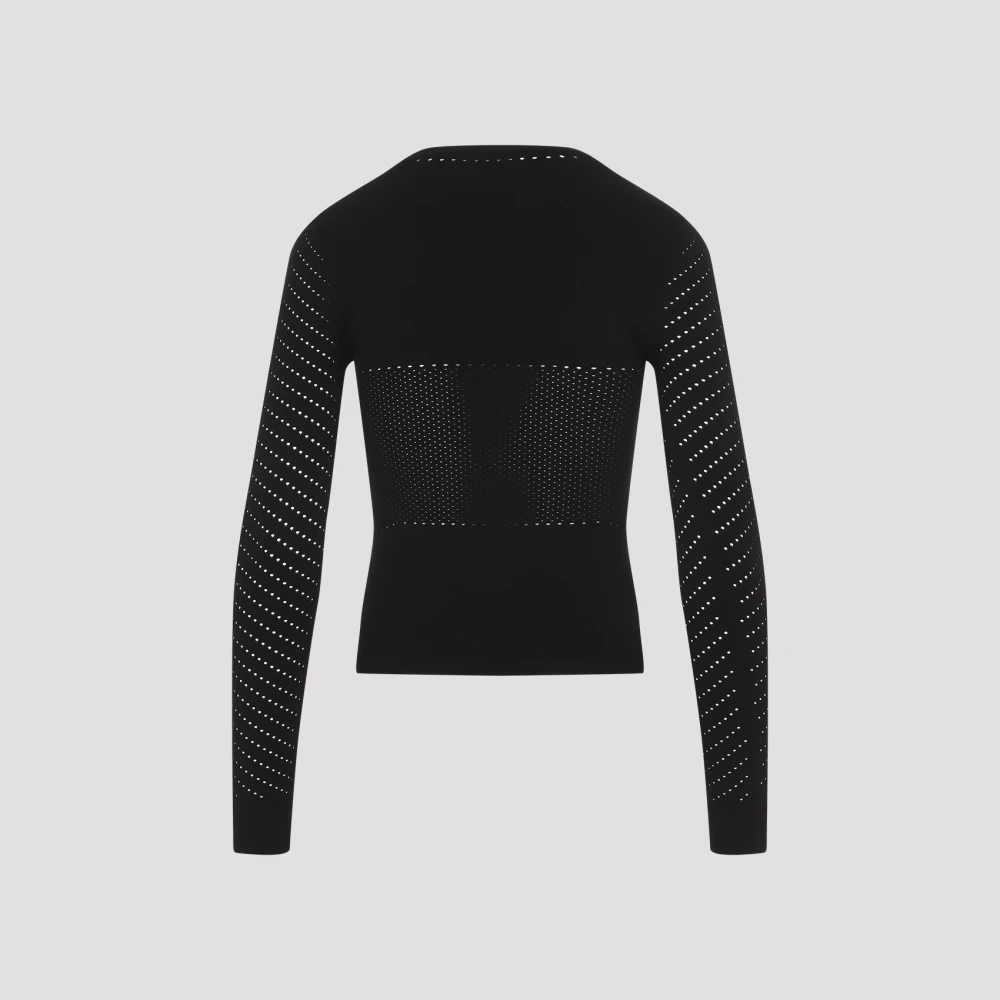 Max Mara Nadar V-Neck Sweater Black Dames