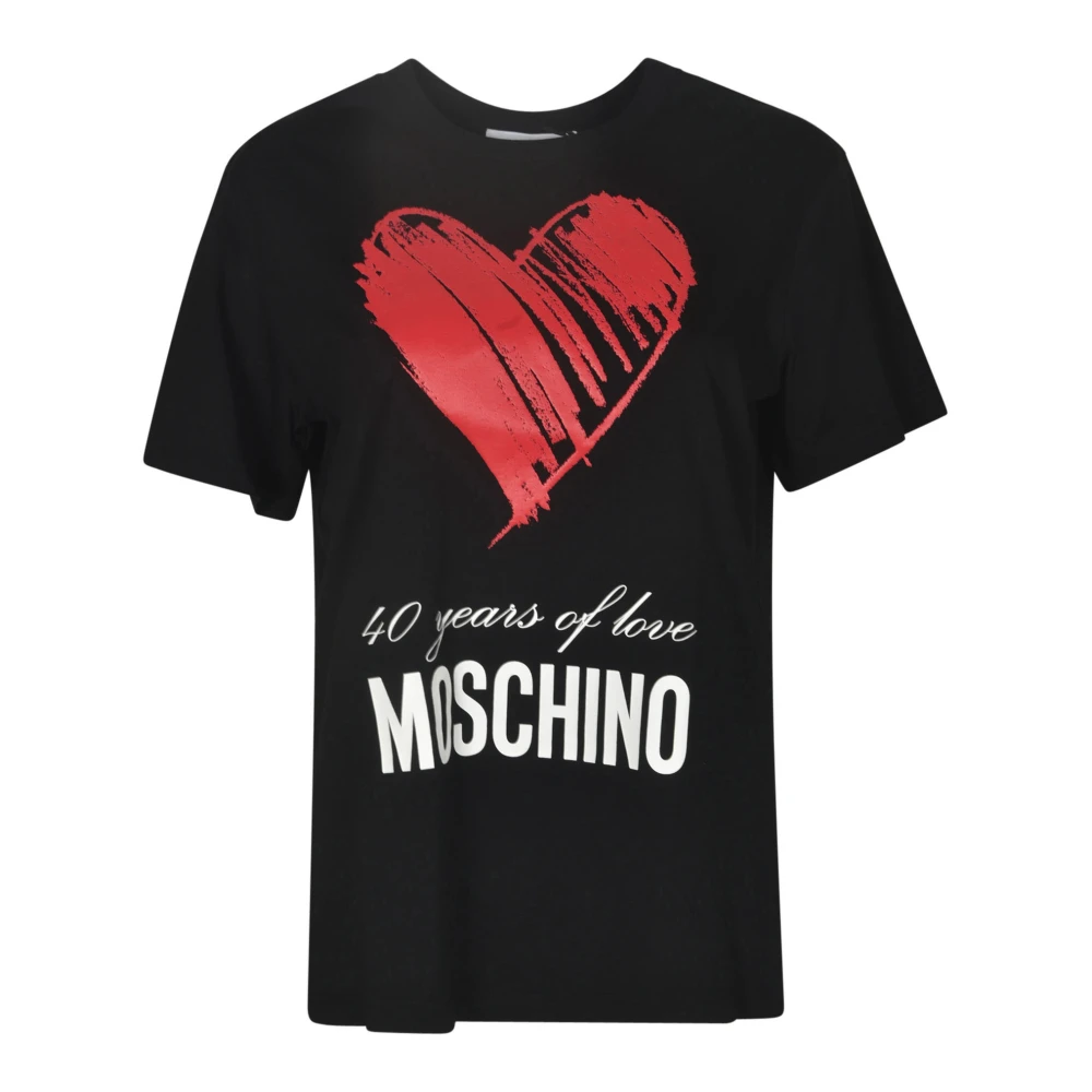 Moschino Stijlvolle T-shirts en Polos Black Dames