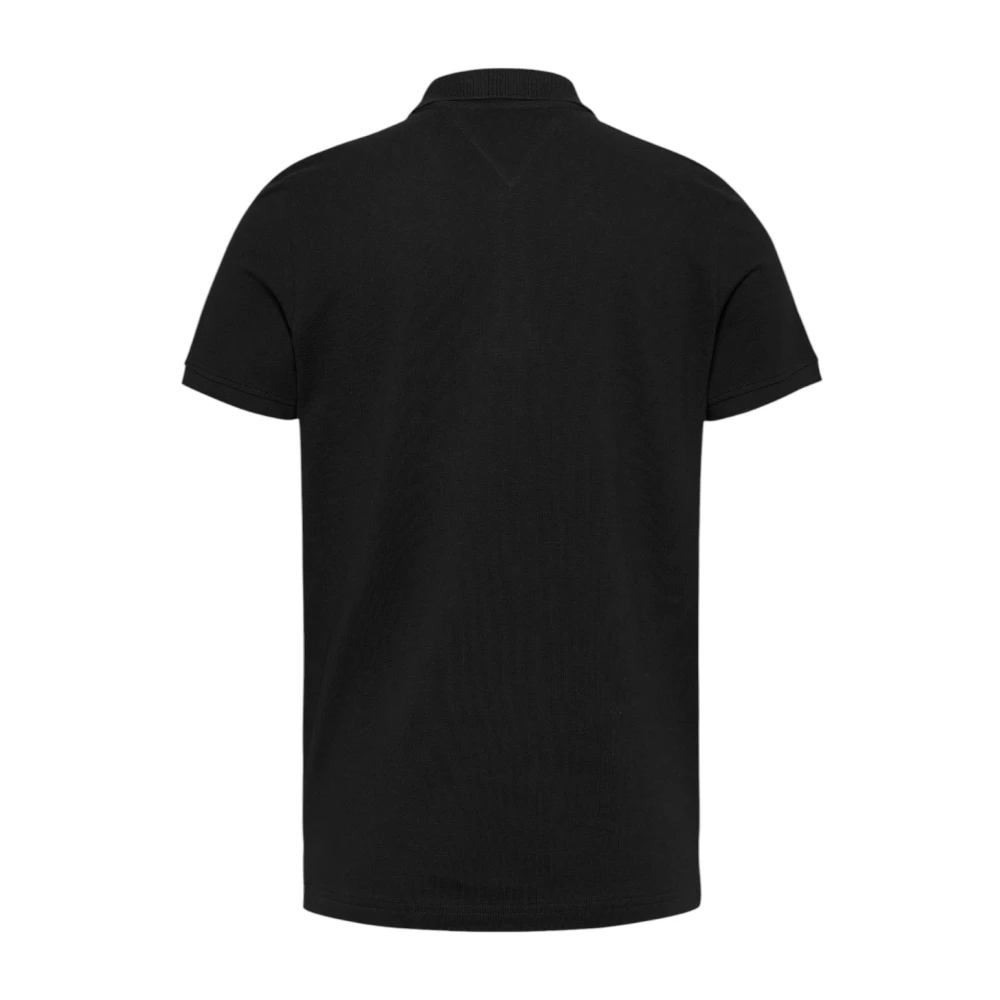 Tommy Jeans Katoenen Polo Shirt Collectie Black Heren