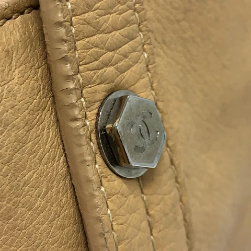 Chanel Vintage Pre-owned Leather chanel-bags Brown Dames