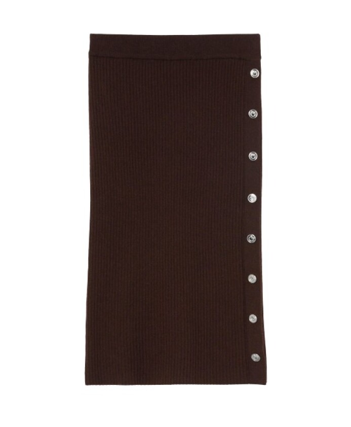 jupe-midi-en-tricot-cotele-marron-fonce