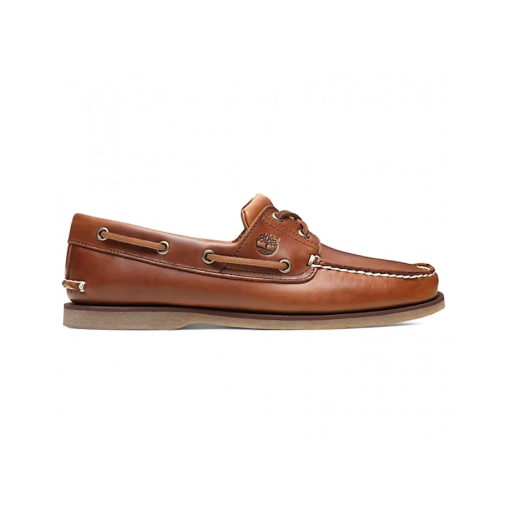 Timberland Classic Boat Leather Shoe - Male - Boat Shoes - Brown - 9 Uk - Shoes