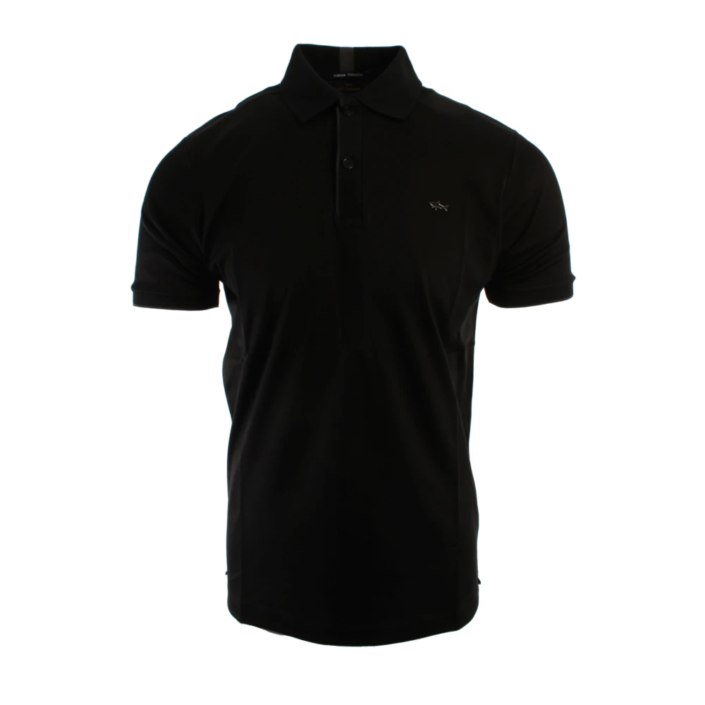 Paul & Shark Men's Black Polo Shirt - Polo Shirts - M - Tops