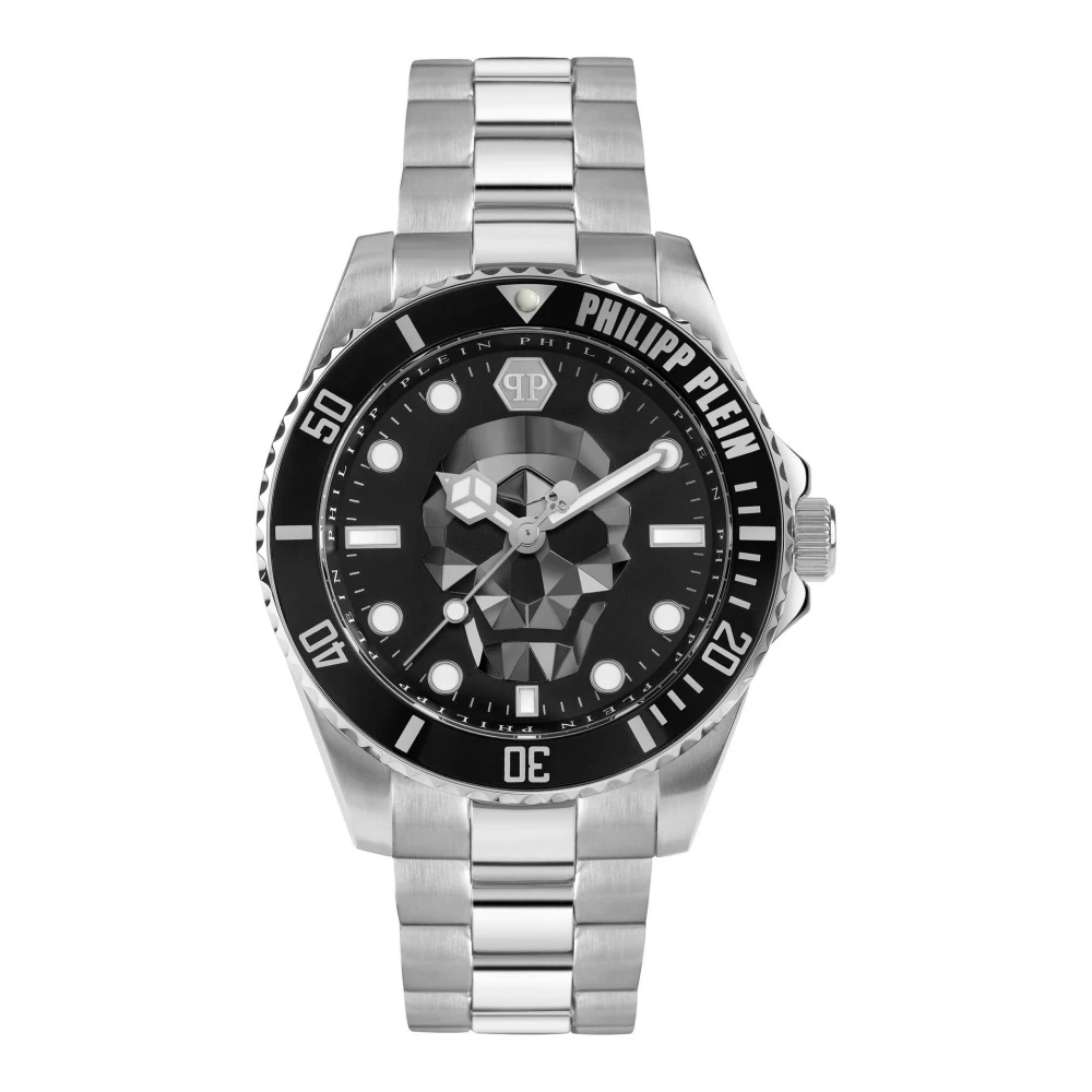 Joom Philipp Plein Men's Silver Pwoaa0522 The Skull Diver Watch - Image 4