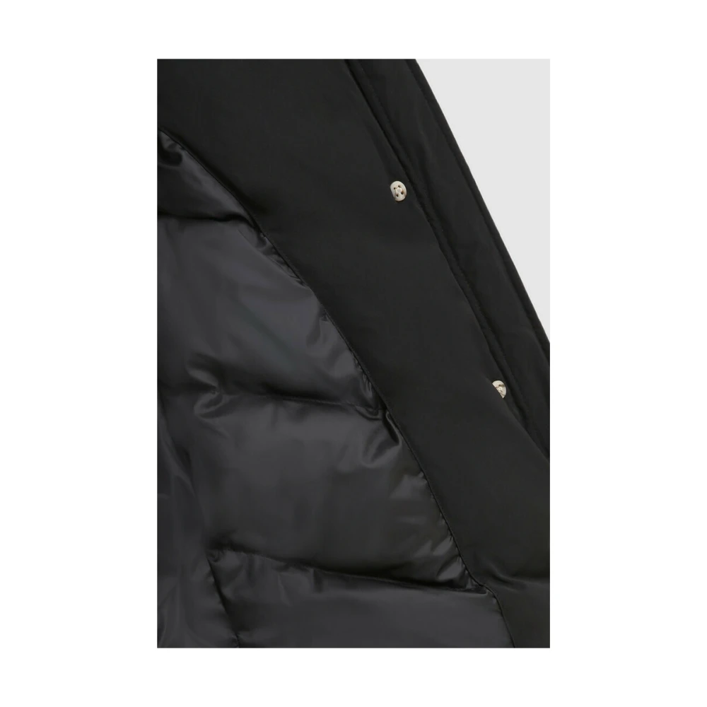 Woolrich Arctische Parka met Afneembare Geverfde Bont Black Dames