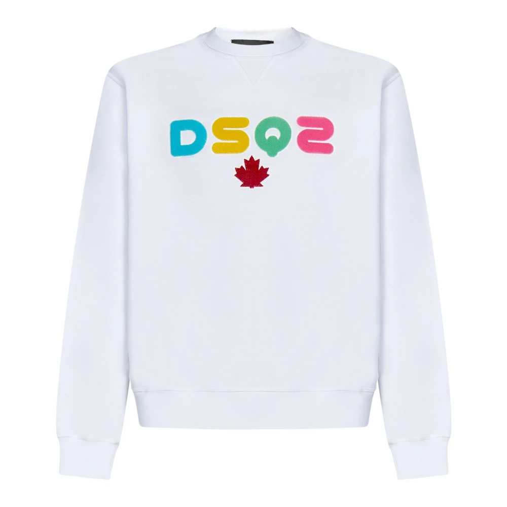 Dsquared2 Men's White Cool Fit Sweatshirt