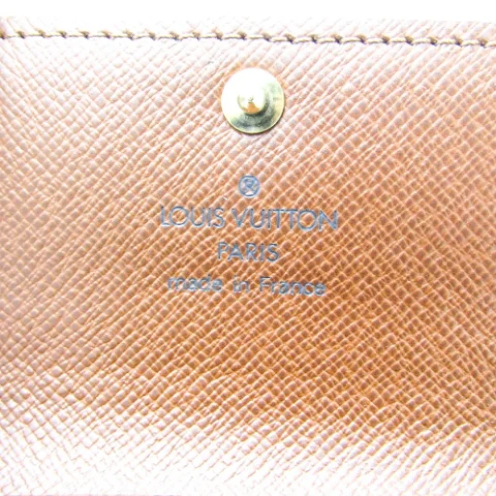 Louis Vuitton Vintage Pre-owned Fabric key-holders Brown Dames
